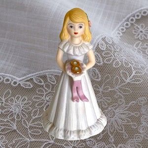 Enesco Growing Up Birthday Girls 8th Birthday Blonde 1981